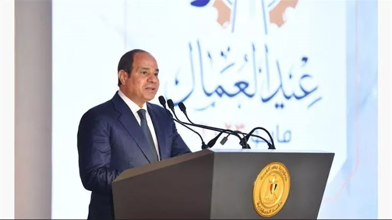 الرئيس عبدالفتاح السيسي يشارك في احتفالية عيد العمال