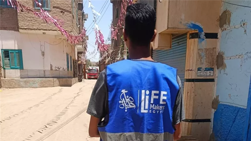صناع الحياة عضو التحالف الوطني تشارك فى دعم أهالي حريق كنيسة قنا