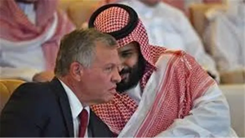 العاهل الأردنى وولى العهد السعودى يبحثان تطورات الأوضاع الإقليمية