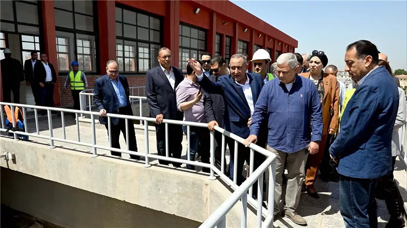 رئيس الوزراء يتفقد محطة مياه المرشحة الملاحية الجديدة بطنطا