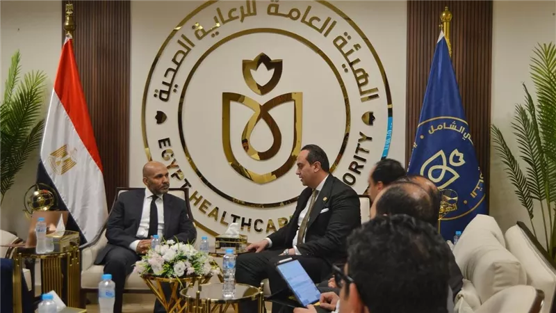 رئيس هيئة الرعاية الصحية يبحث مع الرئيس التنفيذي والمؤسس لشركة حلول الصحة المتقدمةً (AHS) آفاق التعاون المشترك