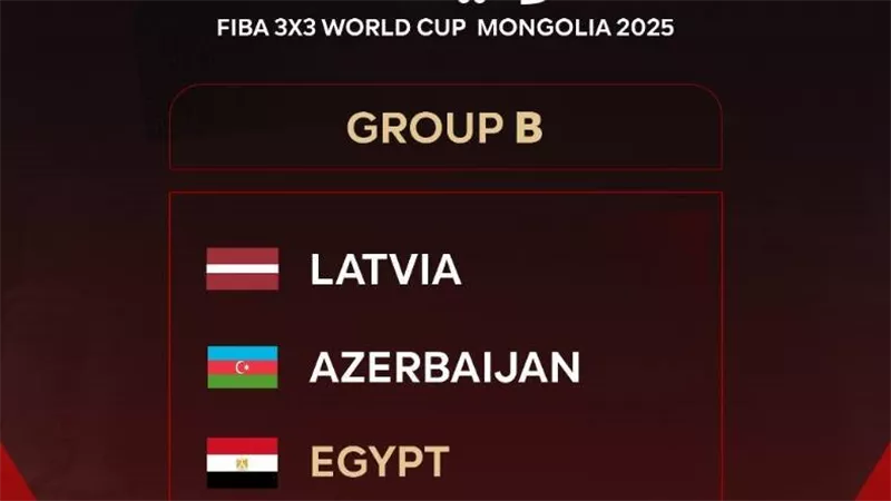 مصر فى المجموعة الثانية بتصفيات كأس العالم لكرة السلة 
