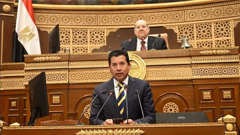 وزير الشباب والرياضة يشهد الجلسة الحوارية بمجلس الشيوخ للمشاركين بمنحة ناصر للقيادة الدولية