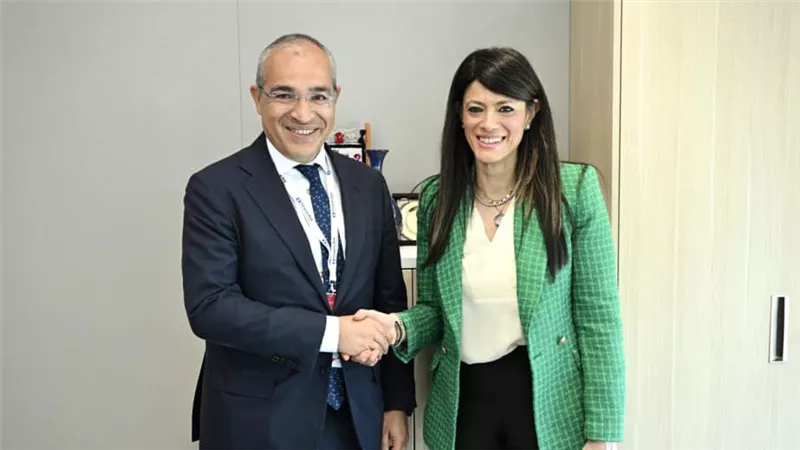  المشاط تعقد اجتماعات ثنائية مكثفة مع ممثلي الحكومات والمؤسسات الدولية  لإعادة الإعمار والتنمية