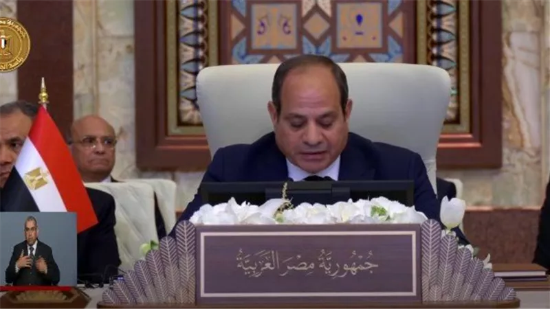 نص كلمة الرئيس السيسى أمام القمة العربية ببغداد: أمتنا تواجه تحديات مصيرية