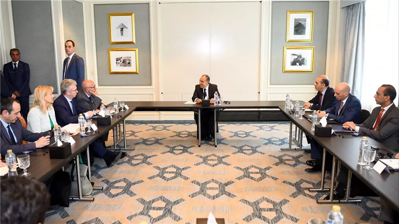 وزير الخارجية والهجرة يلتقى بأعضاء لجنة العلاقات مع دول المشرق بالبرلمان الأوروبى
