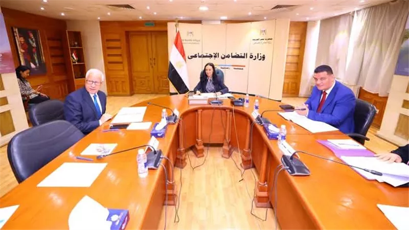 وزيرة التضامن الاجتماعي تترأس اجتماع مجلس أمناء المؤسسة العامة للتكافل الاجتماعي