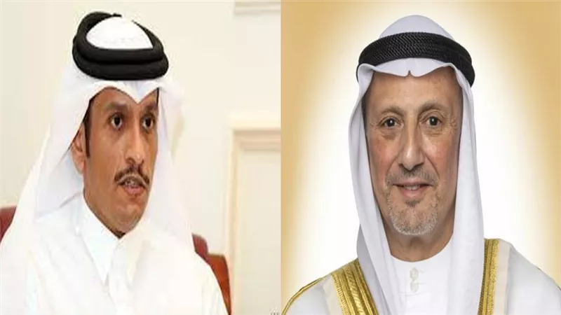 وزير خارجية الكويت يبحث مع نظيريه القطرى والبحرينى تطورات الأوضاع فى المنطقة