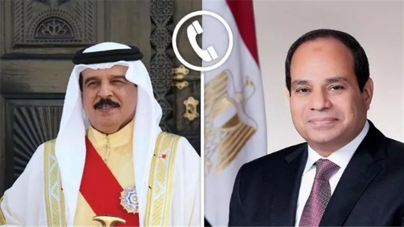 الرئيس السيسي يجري اتصالا هاتفيا بملك البحرين حول مستجدات الأوضاع الإقليمية