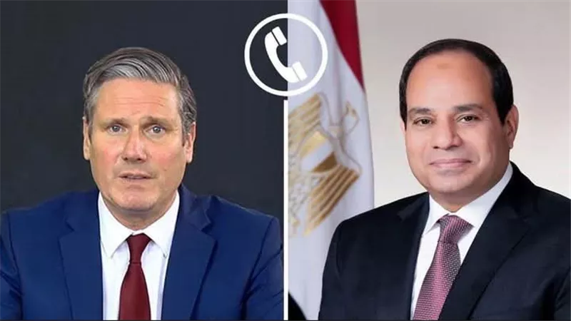 تفاصيل الاتصال الهاتفى بين الرئيس السيسى ورئيس وزراء بريطانيا