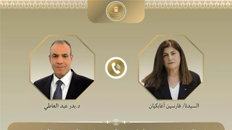وزير الخارجية والهجرة يجرى اتصالاً هاتفياً مع وزيرة الخارجية والمغتربين الفلسطينية