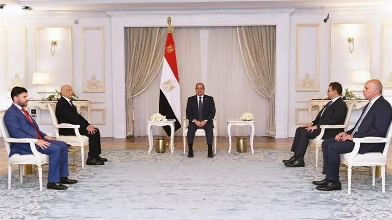 الرئيس عبد الفتاح السيسي يستقبل المستشار عقيلة صالح رئيس مجلس النواب الليبي