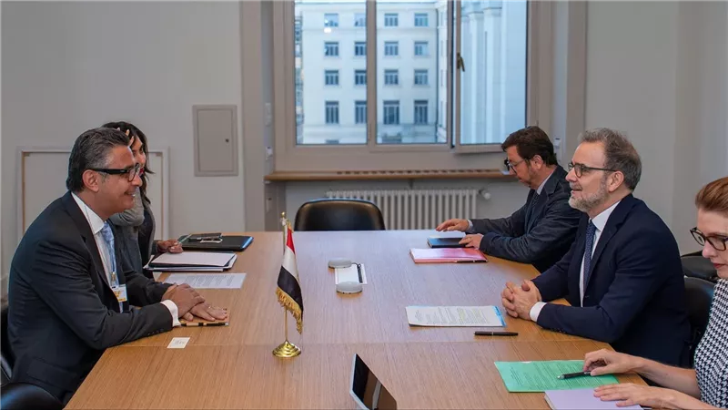 وزير التموين يلتقي نائب الأمين العام للأونكتاد لبحث سبل التعاون 