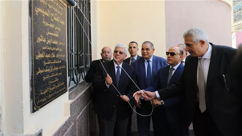 وزير التعليم العالي ومحافظ كفر الشيخ ورئيس الجامعة يفتتحون مقر جامعة كفر الشيخ الأهلية