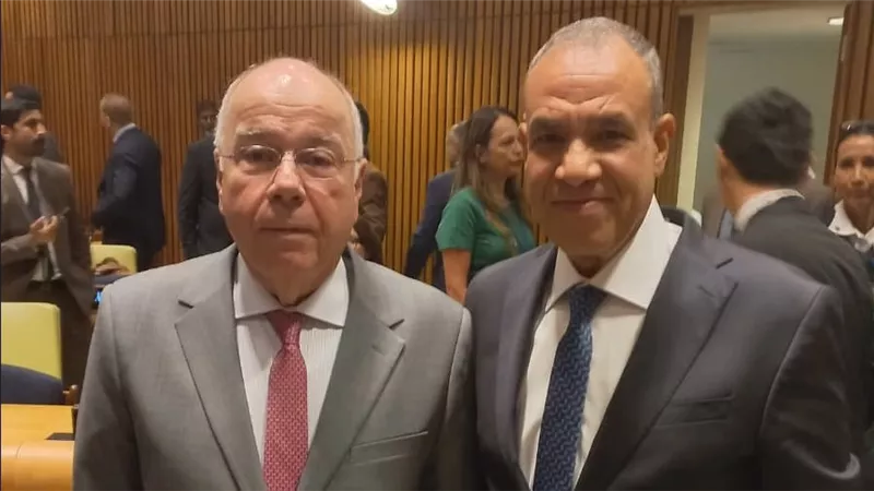وزير الخارجية والهجرة يلتقي بنظيره البرازيلي