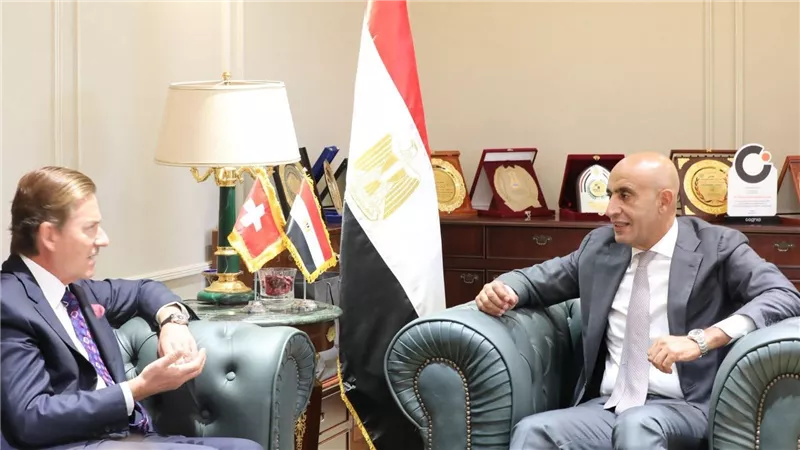 وزير التربية والتعليم والتعليم الفني يستقبل سفير سويسرا لدى مصر