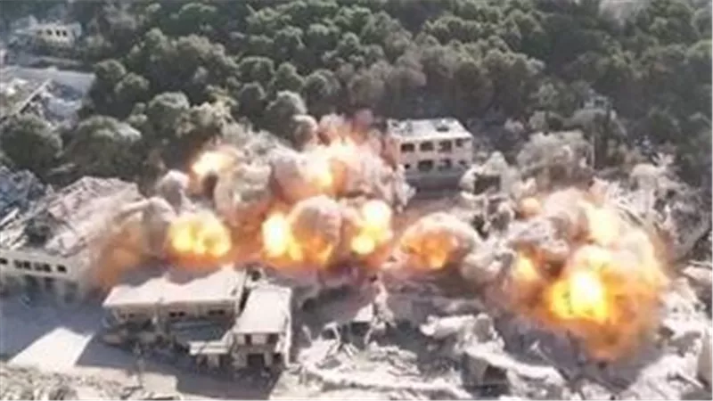 إسرائيل تنفذ عملية تفجير عنيفة في بلدة الخيام جنوب لبنان