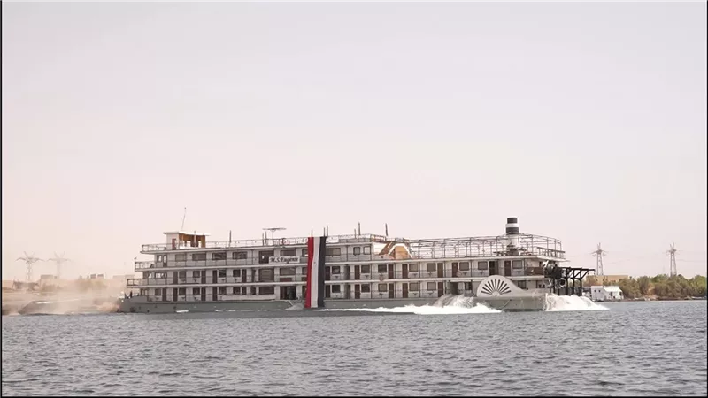 الشركة البورسعيدية للأعمال الهندسية والإنشاءات البحرية تنجح في صيانة الفندق العائم أوجيني بأسوان