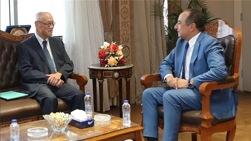 وزير قطاع الأعمال العام يستقبل سفير اليابان بالقاهرة لبحث فرص تعزيز التعاون والاستثمار المشترك