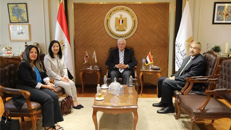 وزير التعليم العالي يستقبل الممثلة المقيمة الجديدة لبرنامج الأمم المتحدة الإنمائي في مصر
