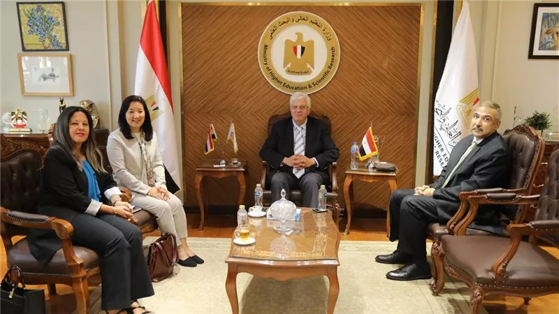 وزير التعليم العالي يستقبل الممثلة المقيمة الجديدة لبرنامج الأمم المتحدة الإنمائي في مصر