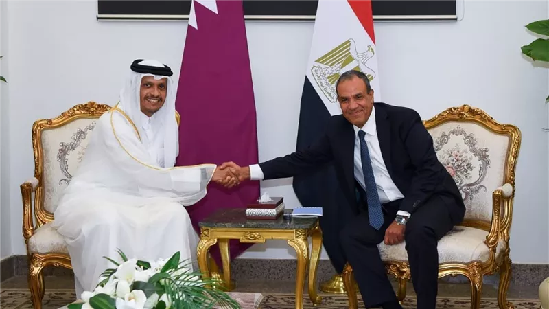 انعقاد أعمال الدورة السادسة للجنة العليا المصرية القطرية المشتركة بمدينة العلمين