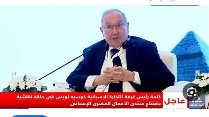 رئيس الغرفة التجارية الإسبانية: شركات مدريد تتطلع للعمل بمصر العقد المقبل