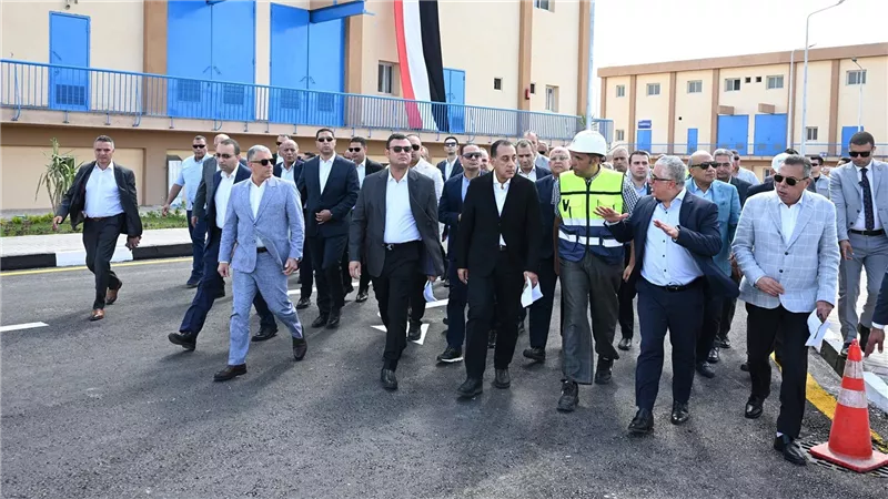 رئيس الوزراء يفتتح محطة ومأخذ المياه بالقنطرة غرب الصناعية بتكلفة قدرها 475.8 مليون جنيه مصري