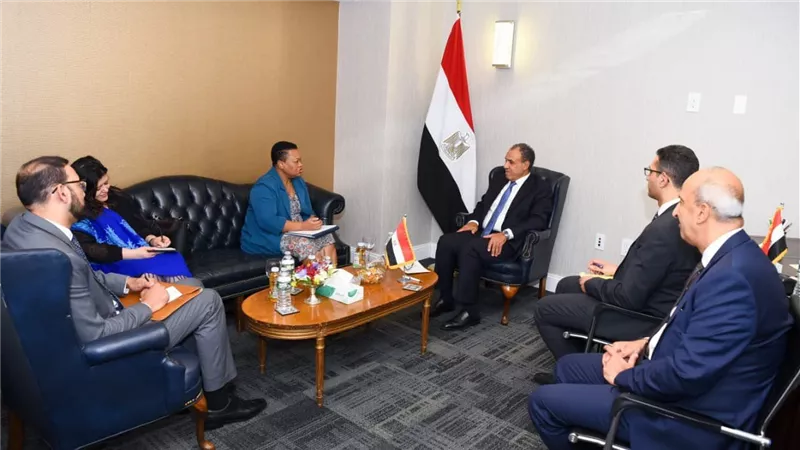 وزير الخارجية يلتقي المديرة التنفيذية للآلية الأفريقية لمراجعة النظراء