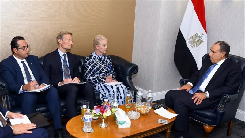 وزير الخارجية يلتقى بالمديرة التنفيذية لبرنامج الغذاء العالمي