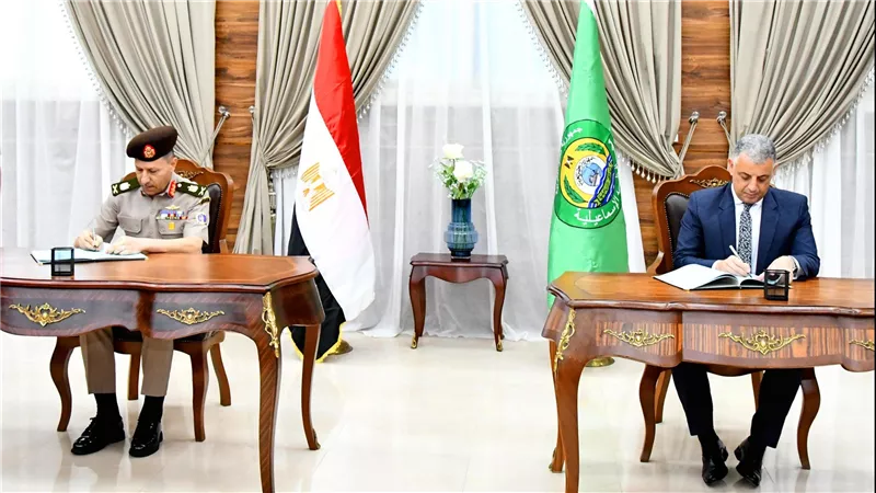إدارة الإشارة للقوات المسلحة توقع بروتوكول تعاون مع محافظة الإسماعيلية لتقديم خدمات الشبكة الوطنية للطوارئ والسلامة العامة