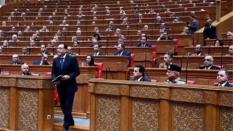 رئيس الوزراء يلقى بيانا حول الإجراءات الجنائية بالجلسة الافتتاحية لمجلس النواب