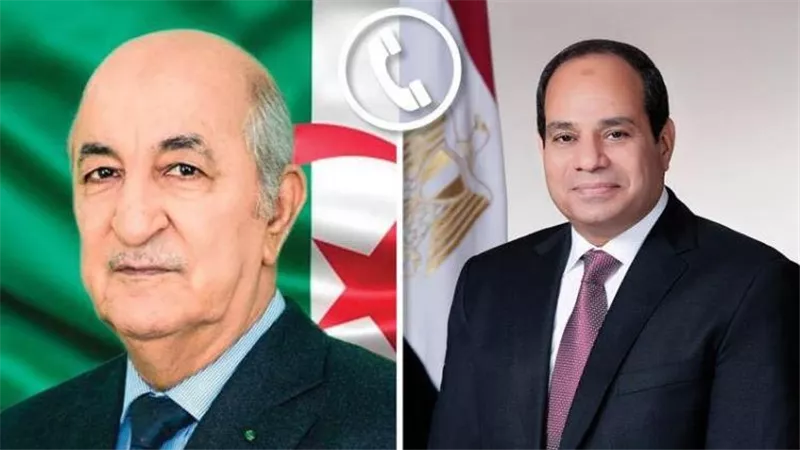 الرئيس السيسى يجرى اتصالا بنظيره الجزائرى حول انعقاد اللجنة العليا المشتركة