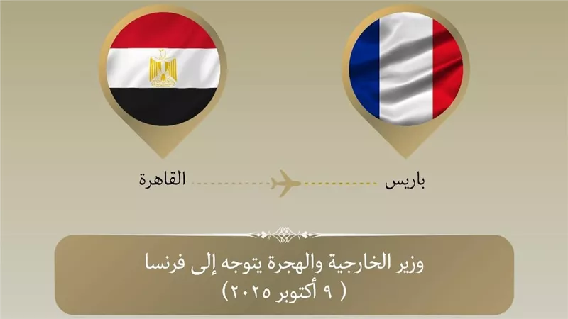 وزير الخارجية يتوجه إلى باريس