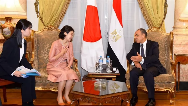 وزير الخارجية يستقبل مبعوثة رئيسة الوزراء اليابانية وزيرة الدولة للشئون الخارجية