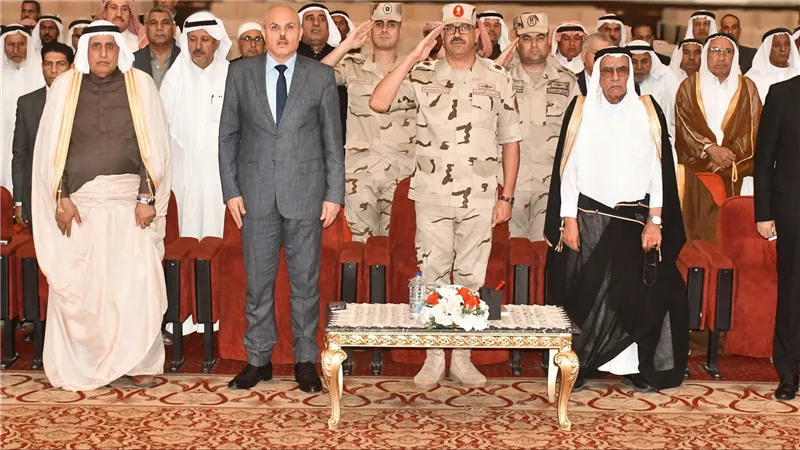 قيادة الجيش الثانى الميدانى تستقبل شيوخ وعواقل وممثلى المجتمع المدنى بشمال سيناء