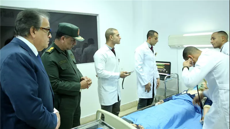كلية الطب بالقوات المسلحة تستقبل الدكتور خالد عبد الغفار نائب رئيس مجلس الوزراء للتنمية البشرية  وزير الصحة والسكان