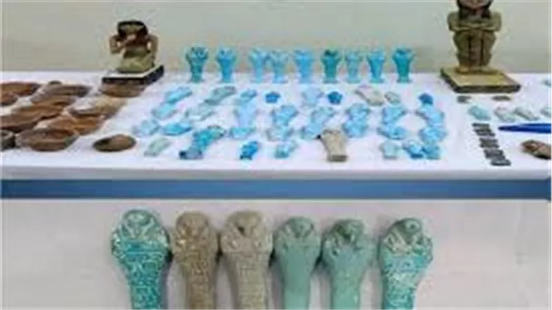 إحباط تهريب 509 قطع أثرية نادرة بمحافظة أسيوط
