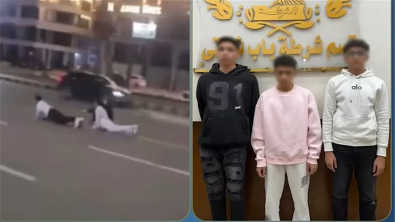 بيلعبوا رياضة وسط الطريق .. القبض على أصحاب الفيديو المثير بالإسكندرية