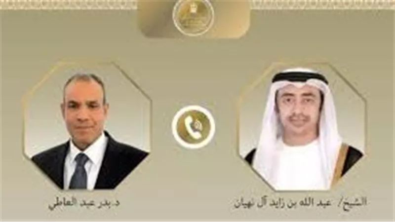 وزير الخارجية يبحث مع نظيره الإماراتي التطورات الإقليمية
