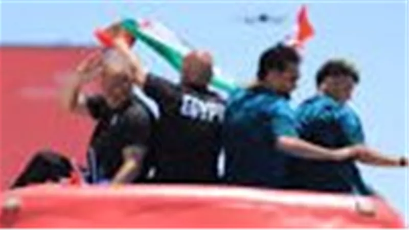 هيئة البث الاسرائيلية تبرز رفع حسام حسن علم فلسطين فى العلمين الجدبدة