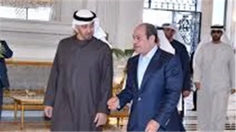 الإعلام الإماراتى يبرز استقبال الرئيس السيسى للشيخ محمد بن زايد فى العلمين