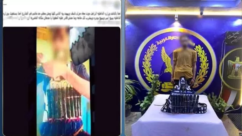 «حزام ناسف» يشعل الجدل بالإسكندرية.. الأمن يضبط عاطلًا بعد تداول صورته