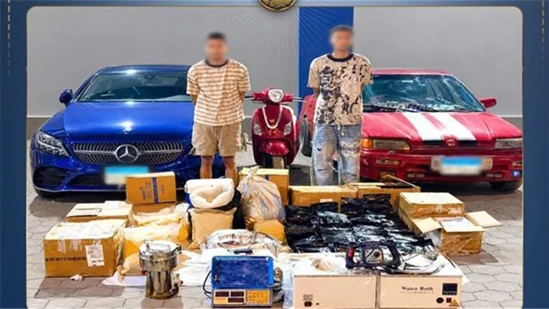 الداخلية تضبط 176 كيلو بودر بقيمة 450 مليون جنيه بالجيزة