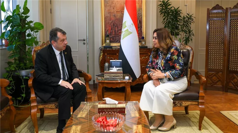 وزيرة التنمية المحلية تبحث مع سفير أرمينيا بالقاهرة تعزيز التعاون في 3 مجالات 