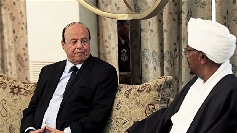 هادي يبحث هاتفيًا مع البشير تطوارت الأوضاع في اليمن