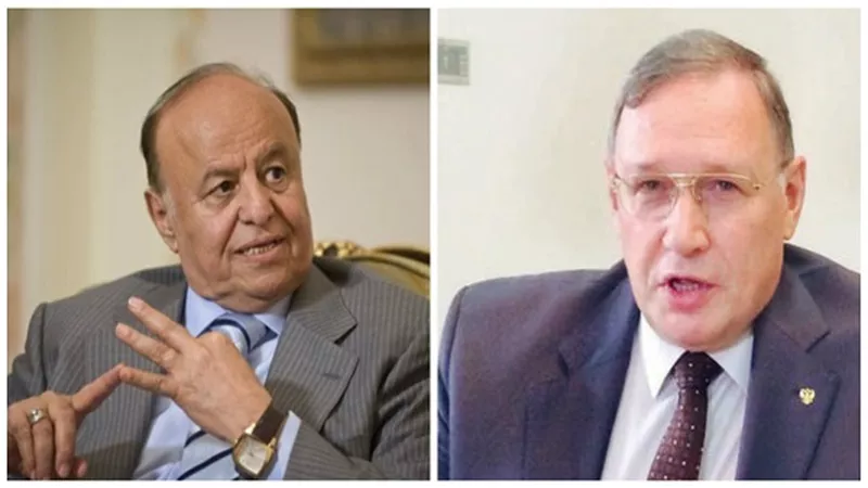 الرئيس اليمني يستقبل السفير الروسى لدى السعودية